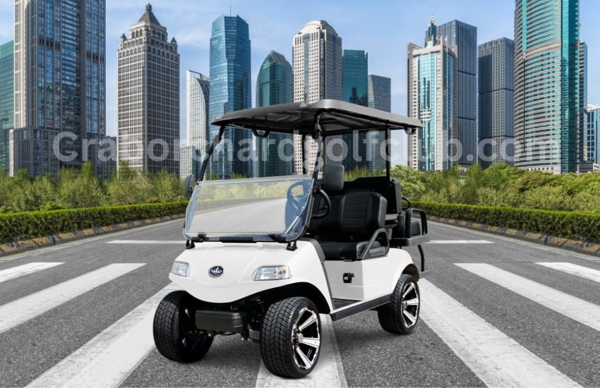 Construction and Looks of classic 4 pro white golf cart